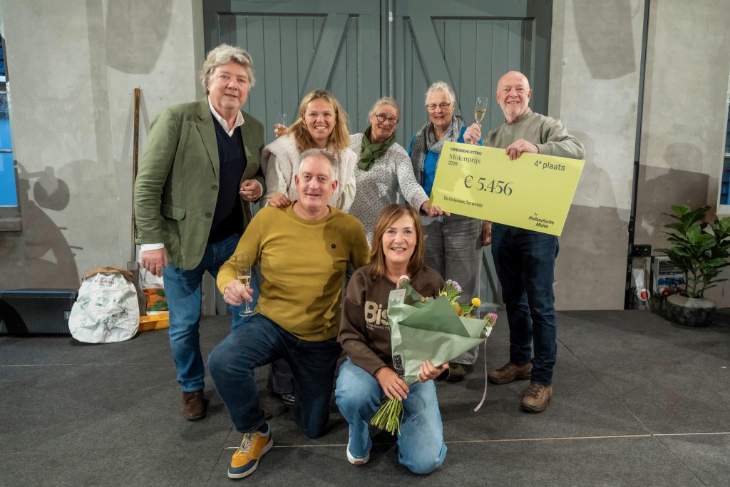 Molen de Ooievaar behaalt vierde plaats bij de Vriendenloterij Nationale Molenprijs